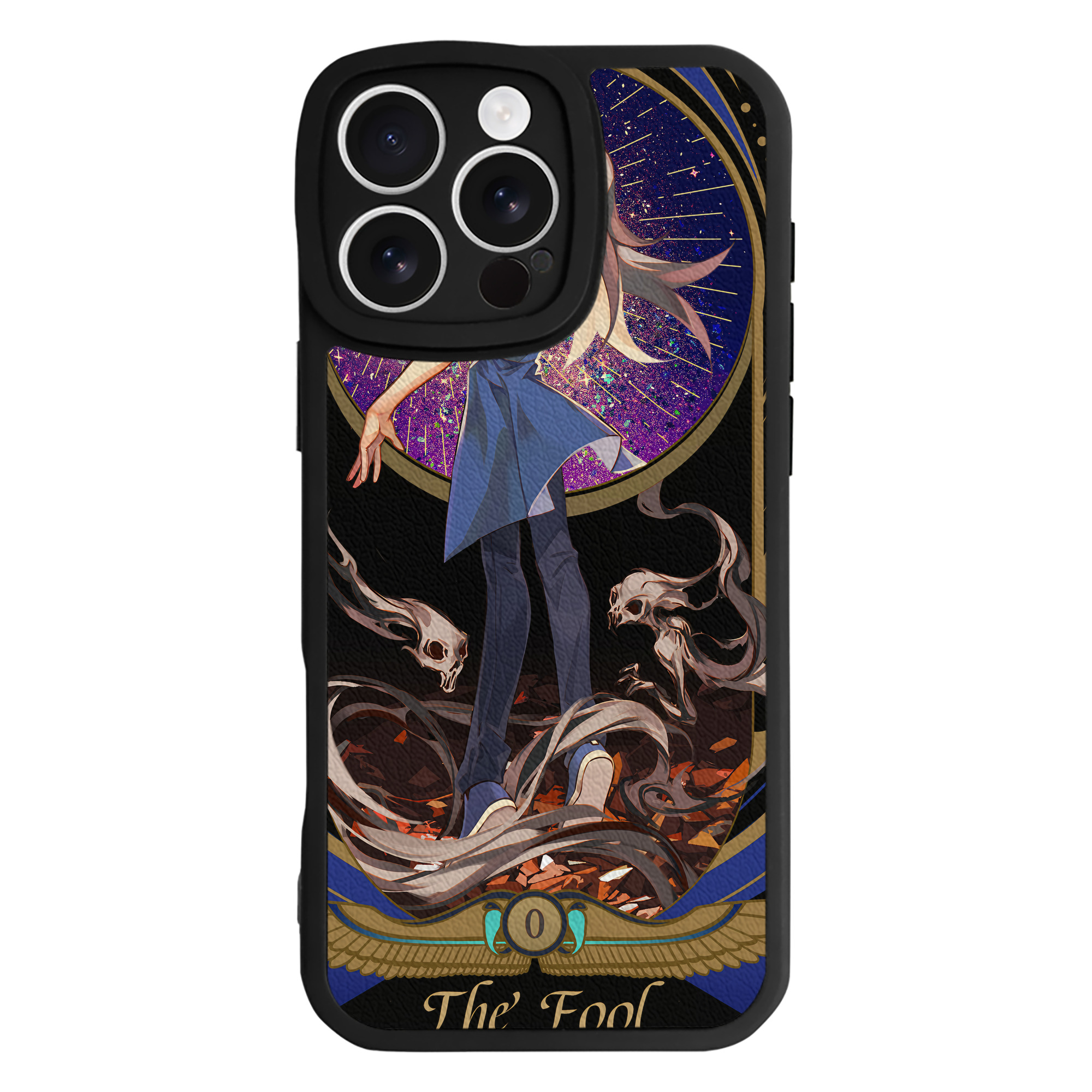 （画像用） 遊☆戯☆王 Yu-Gi-Oh! 【iPhone 16シリーズ対応】シリコンスマホケース（レザー調） 材質：シリコン